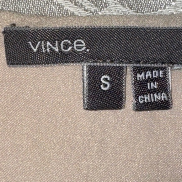 Vince Champagne Silk Pullover Blouse Tee - Picture 14 of 16